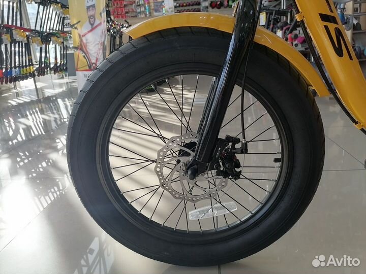 Велосипед sitis cargo FAT 20 steel (2023) Yellow-B