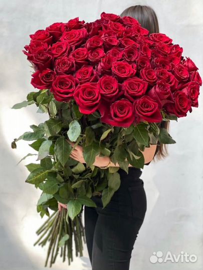 Арт:878337 Букет из розь с досьтавк