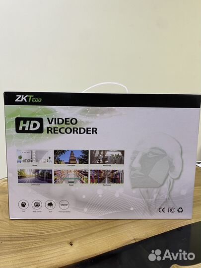 8 портов POE IP видеорегистратор ZKTeco для камер