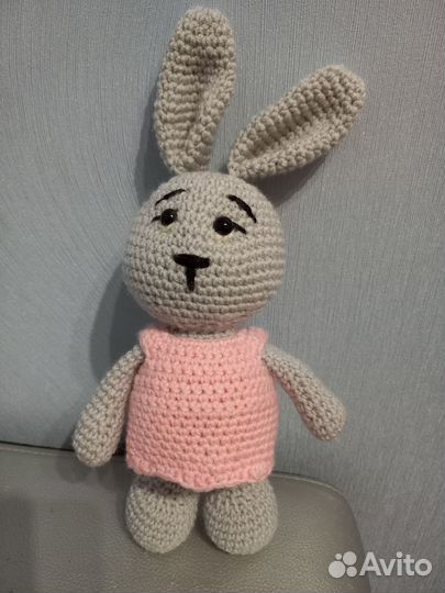 Мягкая игрушка заяц ручной работы
