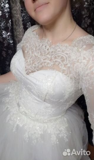 Свадебное платье 50-52
