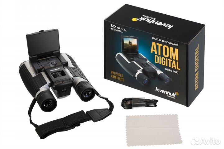 Бинокль цифровой Levenhuk Atom Digital DB20 LCD