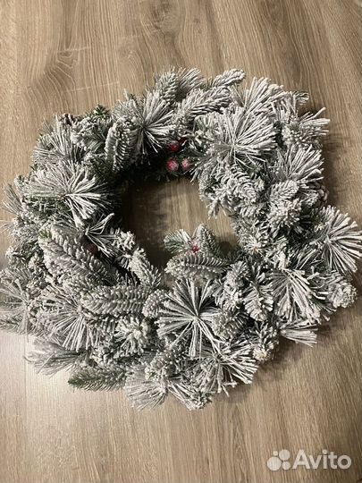 Новогодний венок на дверь