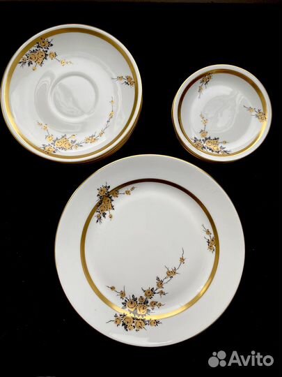 Чайный сервиз VEB Фрайбург и Jarolina