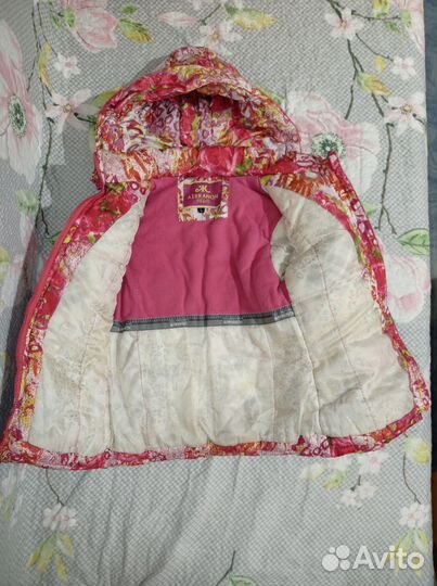 Куртка зимняя на девочку р 116 122