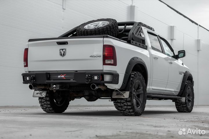 Пороги силовые BMS alfa для Додж Рам 1500 CC 09-17