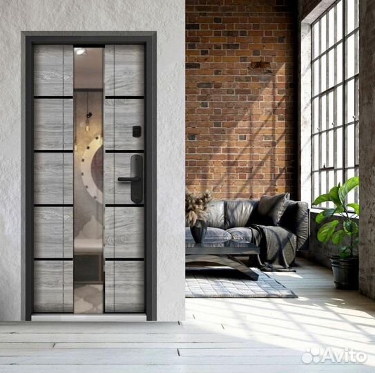 Дверь в квартиру с биометрическим замком