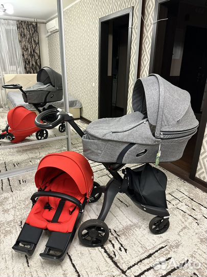 Коляска stokke xplory v6 2в1