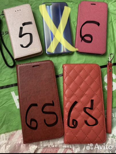 Чехол-книжка IPhones 5, 6,6S, 6+ новые