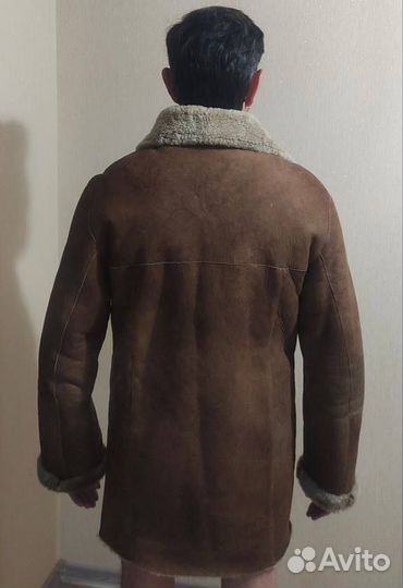 Дубленка натуральная мужская 48 50 размер