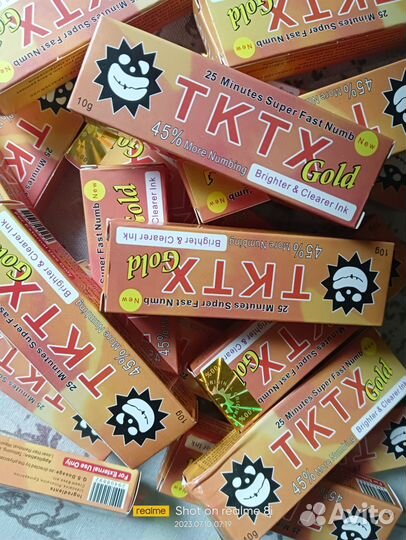 Обезболивающий крем анестетик Тату и Эпиляция Tktx