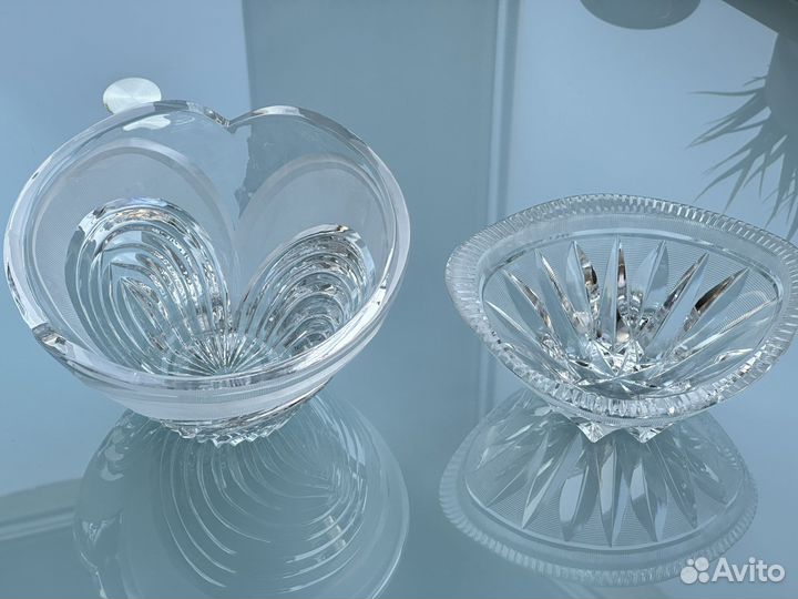 Вазы для фруктов/конфет/ягод, Хрусталь.Чехия