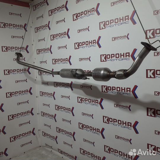 Глушитель средняя часть с катализатором lifan Sol