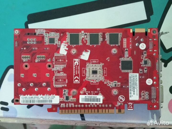 Видеокарта gts 450 1gb