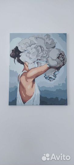 Картина на холсте нарисованная