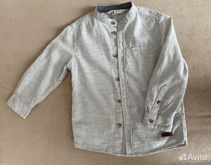 Продам рубашку и джинсы на мальчика H&M, 3-4 года
