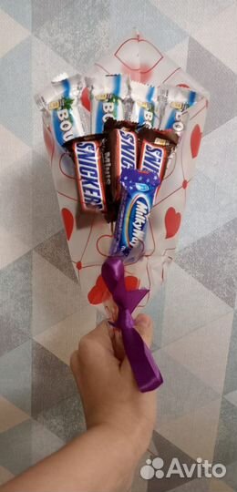 Сладкие букеты из конфет