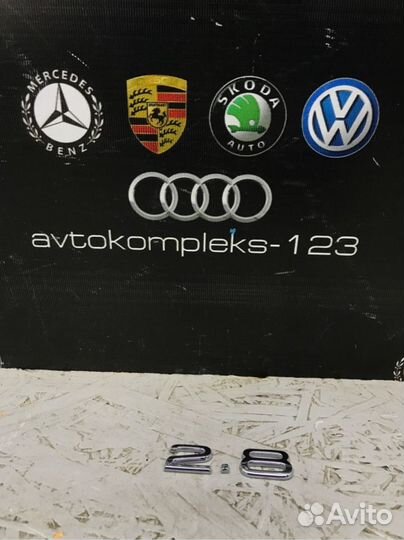 Шильдик задний Audi A6 С7 chva 2011