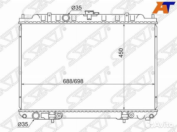 Радиатор nissan liberty