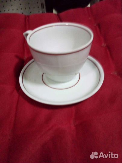 Чашка с блюдцем 20 шт