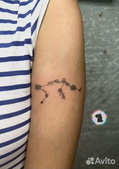 Татуировка, Модель на тату