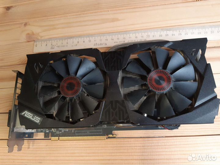 Видеокарта asus strix gtx 970 4 gb gddr5, 256 bit