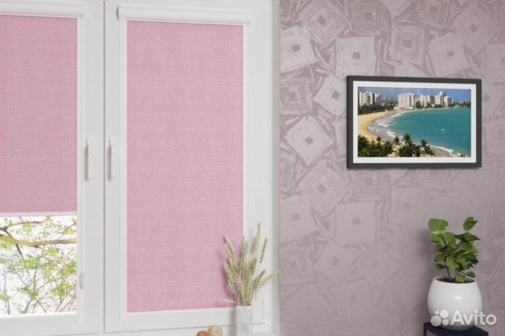 Рулонные шторы с направляющими