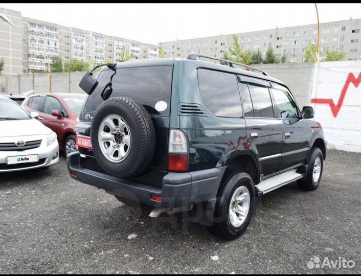 Toyota Land Cruiser Prado 3.0 AT, 2001, 381 000 км