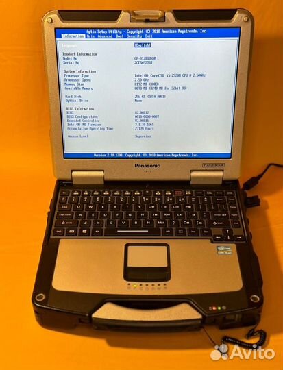 Защищенный ноутбук panasonic CF-31 MK 2