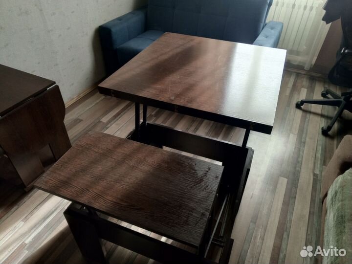 Стол трансформер журнальный обеденный