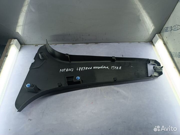 Обшивка средней правой стойки низ Renault Logan 2