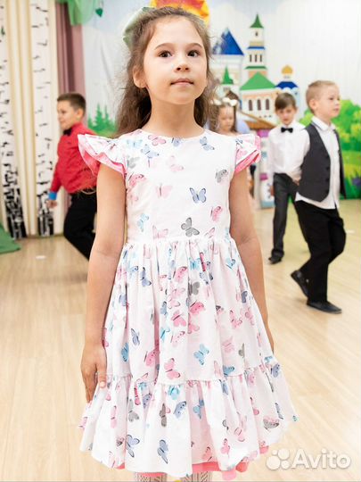 Платье для девочки нарядное 128