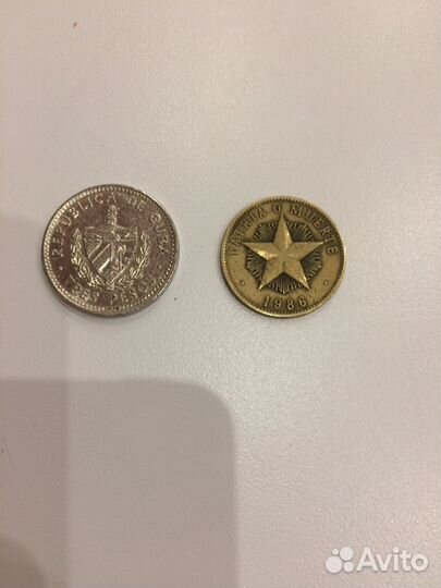 Монеты: Кубы, Австралии,Мексики