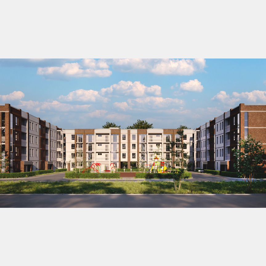 2-к. квартира, 59,1 м², 3/4 эт.