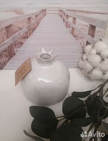 Статуэтка ваза подсвечник гранат