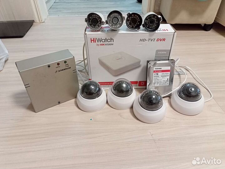 комплект видеонаблюдения hiwatch