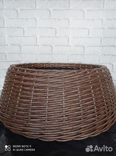 Кашпо для цветов из ротанга, юбки под елку