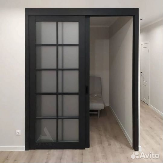 Раздвижные двери (Без порога) перегородки