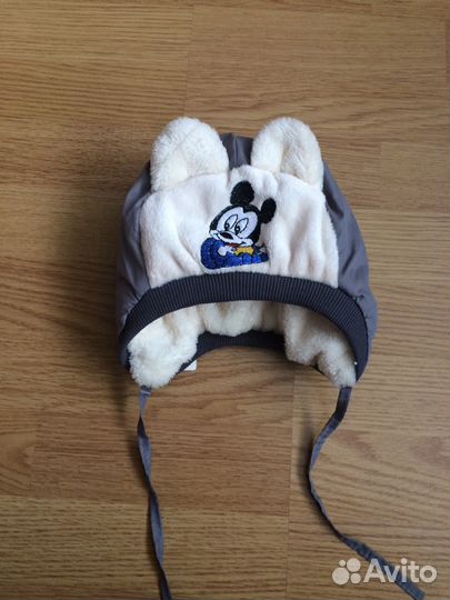 Детская новая зимняя шапка 62-68