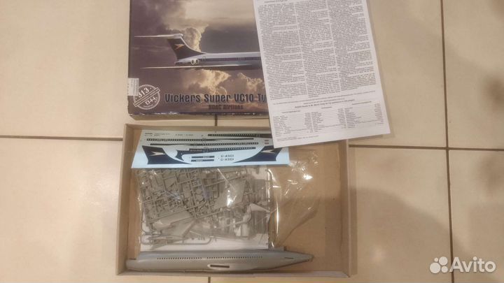 Сборная модель самолета 1 144