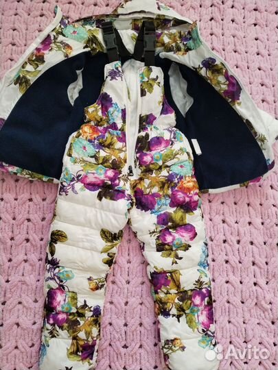 Зимний костюм для девочки 92