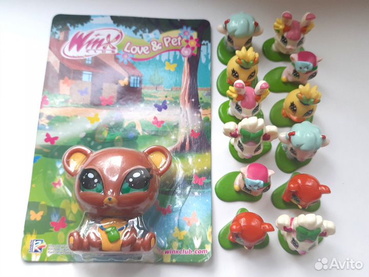 Питомцы Винкс из киндер-сюрприза