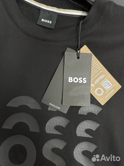 Футболка Boss чёрная (оригинал)