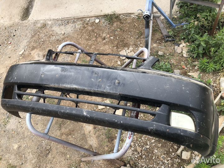 Бампер передний lacetti седан