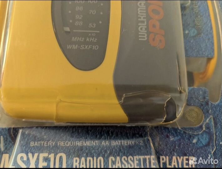 Кассетный плеер Sony walkman wm sxf-10