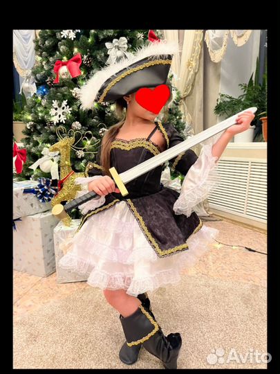 Костюм пиратки для девочки