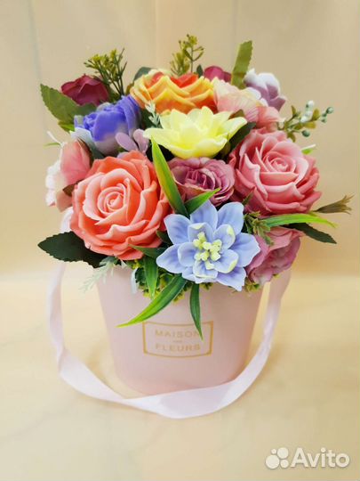 Букет из мыло ручной работы