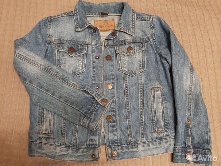 Джинсовая куртка zara kids 110см 4-5 лет