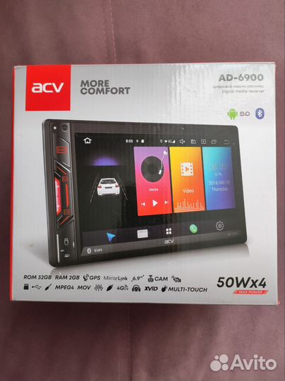 Магнитола 2 din acv