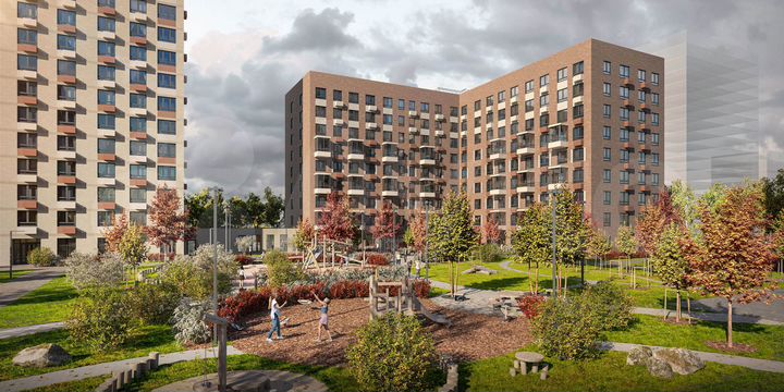 1-к. квартира, 34,3 м², 3/16 эт.